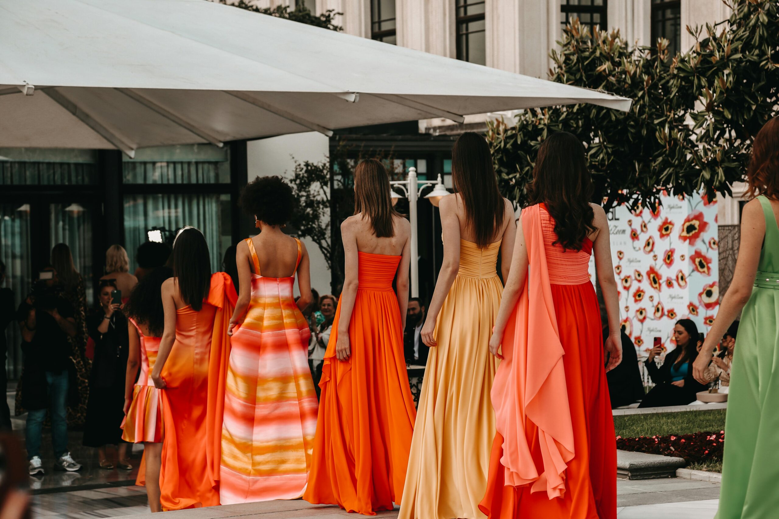 orange prom dresses